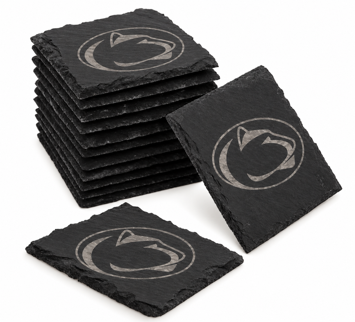 Slate Coaster Pair — PENN STATE (x2)